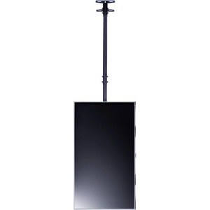 ITB Ceiling Mount for Digital Signage Display, Monitor - Black - 2 Display(s) Supported - 190.5 cm (75") Screen Support - 