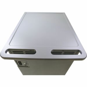Ergotron Zip40 Charging Cart - 115.67 kg Capacity - 4 Casters - 12.70 cm (5") Caster Size - Steel - 66.29 cm (26.10") Widt