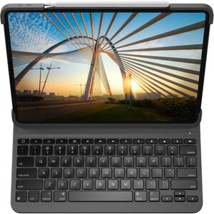 Logitech Slim Folio Pro Keyboard/Cover Case (Folio) for 27.9 cm (11") Apple iPad Pro (2017), iPad Pro (2018) Tablet - Grap