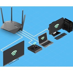 AC1900 MU-MIMO WI-FI ROUTER / SCATOLA APERTA E DANNEGGIATA       
