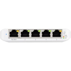 Ubiquiti USW-Flex-Mini Ethernet Switch - 5 Ports - Manageable - Gigabit Ethernet - 10/100/1000Base-T - 2 Layer Supported -