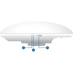 Ubiquiti airMAX NanoBeam 2AC NBE-2AC-13 Single Band 150 Mbit/s Wireless Bridge - 2.40 GHz - 1 x Network (RJ-45) - Gigabit 