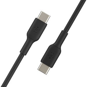 Belkin BoostCharge USB-C to USB-C Cable (1 meter / 3.3 foot, Black) - 3.3 ft USB-C Data Transfer Cable - First End: 1 x US