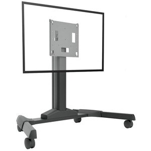 Chief Large Capacity Electric Height-Adjustable Mobile Flat Panel Cart - For Flat Panel Display - Black - 200 lb Capacity 
