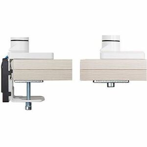 SIIG Dual Monitor Aluminum Heavy Duty Desk Mount with USB and Audio Ports - 17" to 43" - VESA 75x75, 100x100, 200x200