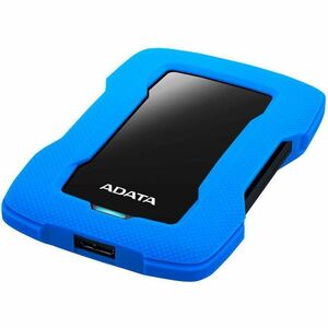 Adata HD330 AHD330-1TU31-CBL 1 TB Portable Hard Drive - External - Blue - Gaming Console Device Supported - USB 3.1 - 256-