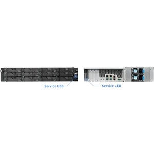 ASUSTOR Lockerstor 12R Pro AS7112RDX SAN/NAS Storage System - Intel Xeon E-2224 Quad-core (4 Core) 3.40 GHz - 12 x HDD Sup