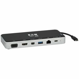 Eaton Tripp Lite Series USB Dock, Triple Display - 4K HDMI & mDP, VGA, USB 3.x (5Gbps), USB-A/C Hub, GbE, 60W PD Charging 