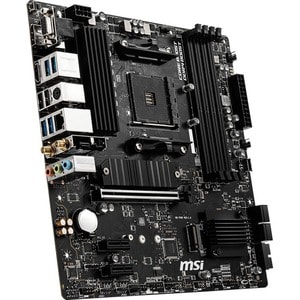 MSI B550M PRO-VDH WIFI Desktop Motherboard - AMD B550 Chipset - Socket AM4 - Micro ATX - 128 GB DDR4 SDRAM Maximum RAM - D