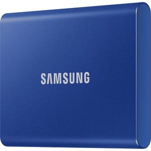 Samsung T7 MU-PC2T0H/WW 2 TB Portable Solid State Drive - External - PCI Express NVMe - Indigo Blue - Gaming Console, Desk