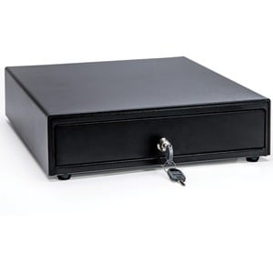Star Micronics CD4-1416 Choice Cash Drawer, Black, 14Wx16D, 4Bill-5Coin - Printer-Driven, Cable Included - Printer-Driven,