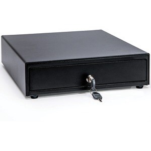 Star Micronics CD4-1416 Choice Cash Drawer, Black, 14Wx16D, 4Bill-8Coin - Printer-Driven, Cable Included - Printer-Driven,