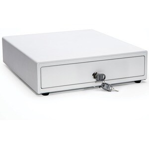 Star Micronics Choice Cash Drawer - 4 Bill - 8 Coin - 2 Media SlotPrinter Driven - White x 16" Width x 16" Depth - Printer