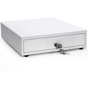 Star Micronics CD4-1616 Choice Cash Drawer, White, 16Wx16D, 5Bill-5Coin - Printer-Driven, Cable Included, 2 Media Slots - 