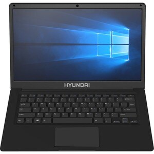 Hyundai Thinnote-A, 14.1" Celeron Laptop, 4GB RAM, 64GB Storage, Expandable 2.5" SATA HDD Slot, Windows 10 Home S Mode, Bl