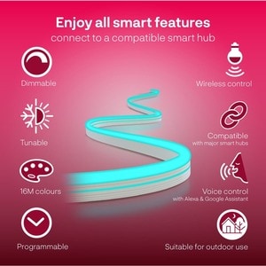 Decorative Light innr - LED Bulbo - 24 W per Outdoor, Garden, Balcone - 22 mm Altezza x 12 mm Larghezza