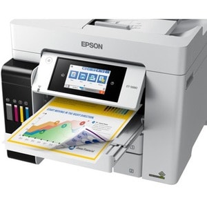 Epson ET-5880 Wireless EcoTank Inkjet Multifunction Printer - Colour - Copier/Fax/Printer/Scanner - 32 ppm Mono/32 ppm Col