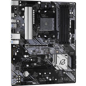ASRock B550 Phantom Gaming 4 Desktop Motherboard - AMD B550 Chipset - Socket AM4 - ATX - 128 GB DDR4 SDRAM Maximum RAM - D