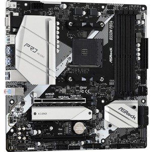 ASRock B550M Pro4 Desktop Motherboard - AMD Chipset - Socket AM4 - Micro ATX - 128 GB DDR4 SDRAM Maximum RAM - DIMM, UDIMM