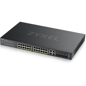 ZYXEL GS2220 GS2220-28HP 24 Ports Manageable Ethernet Switch - Gigabit Ethernet - 10/100/1000Base-T, 1000Base-X - 4 Layer 