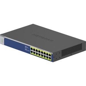Conmutador Ethernet Netgear  GS516PP 16 - 2 Capa compatible - 316,10 W Power Consumption - 260 W Budget PoE - Par trenzado
