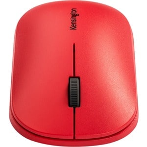 Kensington SureTrack™ Dual Wireless Mouse – Red, Ambidextrous, RF Wireless + Bluetooth, 2400 DPI, Red