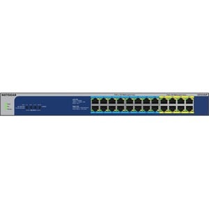 Netgear GS524UP Ethernet Switch - 24 Ports - 2 Layer Supported - 578.80 W Power Consumption - 480 W PoE Budget - Twisted P