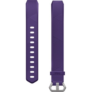 Fitbit Adjustable Sleep/Activity Monitor Wristband - Power Purple - Elastomer, Aluminium