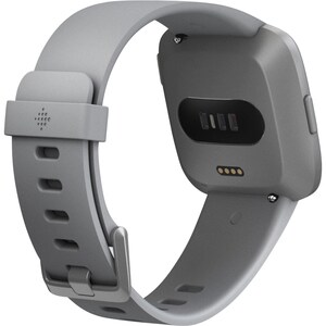 Fitbit Versa Smart Watch - Rectangular Case Shape - 24.08 mm Case Height - 24.08 mm Case Width - Grey Body Color - Alumini