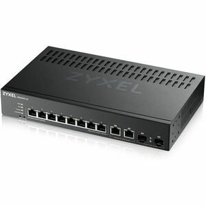 ZYXEL GS2220-10 8-Port Gigabit L2+ Managed and Nebula Pro Cloud Managed Switch with 2 SFP Uplinks - 8 Ports - Gigabit Ethe