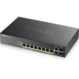 ZYXEL 8-port GbE L2 PoE Switch with GbE Uplink - 8 Ports - Manageable - 4 Layer Supported - Modular - 2 SFP Slots - 210.80
