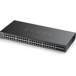 ZYXEL 48-port GbE L2 Switch with GbE Uplink - 48 Ports - Manageable - 4 Layer Supported - Modular - 6 SFP Slots - 36.90 W 