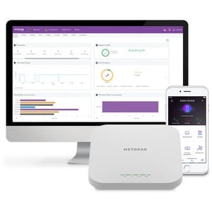 Netgear WAX610 Wi-Fi 6 IEEE 802.11 a/b/g/n/ac/ax/i 1.80 Gbit/s Wireless Access Point - Indoor - 2.40 GHz, 5 GHz - MIMO Tec