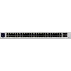 Ubiquiti UniFi USW-48-PoE Ethernet Switch - 48 Ports - Manageable - 2 Layer Supported - Modular - 4 SFP Slots - 45 W Power