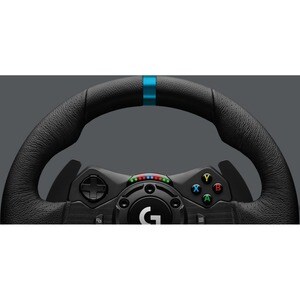 Logitech G G923 Gaming Steering Wheel - Cable - USB - PlayStation, PC, PlayStation 5 - Black