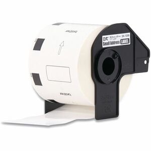 Brother DK Address Label - 2 2/5" Width x 1 1/10" Length - Rectangle - Thermal - Paper - 800 / Roll - 3 / Roll