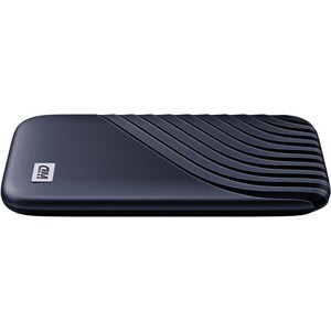 WD My Passport WDBAGF0020BBL-WESN 2 TB Portable Solid State Drive - External - Midnight Blue - Desktop PC Device Supported