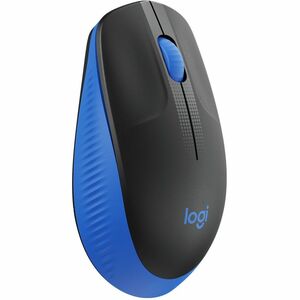 Logitech M190 Full-size Mouse - Blue - Wireless