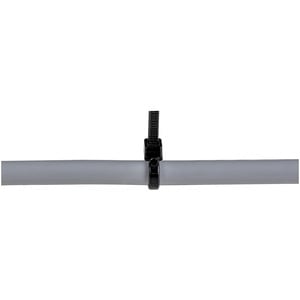 Kabelbinder 150x3 mm, Selbstsichernde Nylon-Kabelbinder mit Gebogener Spitze, 18 kg Zugfestigkeit, 100 Stück, Schwarz - Ka