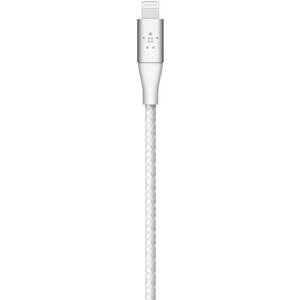 Belkin Braided USB-C to Lightning Cable (2m / 6.6ft, White) - 2.01 m Lightning/USB-C Data Transfer Cable for iPad, iPad Pr