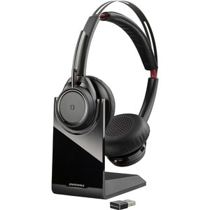 Plantronics B825 Voyager Focus UC Headset - Stereo - Wireless - Bluetooth - Over-the-head - Binaural - Supra-aural BINAURA