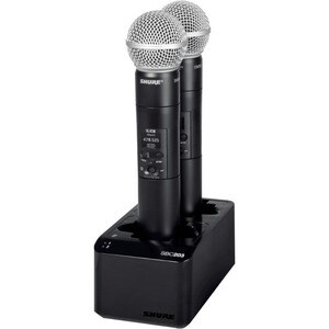 Shure SBC203 Dual Docking Recharging Station for SB903 Lithium-Ion Battery - Docking - Battery, Transmitter - Charging Cap