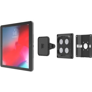 Compulocks Universal Tablet Magnetic Wall Mount with Cable Lock Black - Universal Mounting Options, Snap on\off for Full M