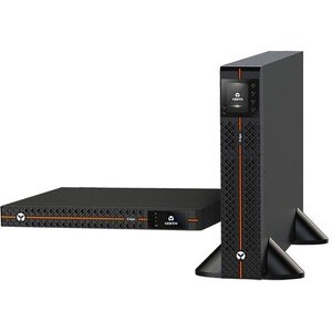 UPS Vertiv Edge - 2200 VA 1980 W 230 V, 2U, Line Interactive, AVR, montaggio Tower/Rack Monitor LCD girevole | Uscita sinu