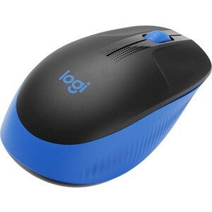 Mouse Logitech M190 Tamańo completo - USB - Óptico - 3 Botón(es) - Azul - Inalámbrico - 1000 dpi - Rueda de desplazamiento