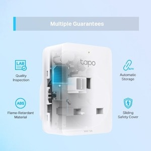 TP-Link Tapo P100 Smart Plug - 10 A - Alexa, Google Assistant Unterstützt