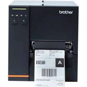 Brother TJ-4020TN Industrial Direct Thermal/Thermal Transfer Printer - Monochrome - Label Print - Fast Ethernet - USB - US