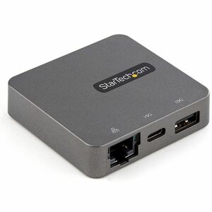 StarTech.com USB 3.1 (Gen 2) Typ C Docking Station für Notebook, Tablet-PC - Schwarz - 1 Unterstützte Displays - 4K - 3840