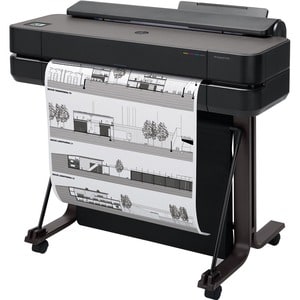 Impresora de gran formato de inyección de tinta HP Designjet T650 - 610mm (24.02") Ancho de Impresión - Color - 4 Color(es