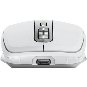 Logitech MX Anywhere 3 Mouse - Bluetooth - USB Type C - Darkfield - 6 Button(s) - Grey - Wireless - 4000 dpi - Scroll Wheel